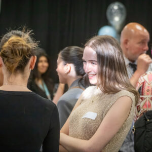 student smiling